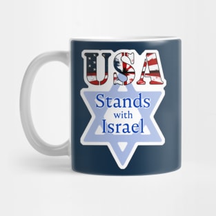 USA Stands with Israel Mug